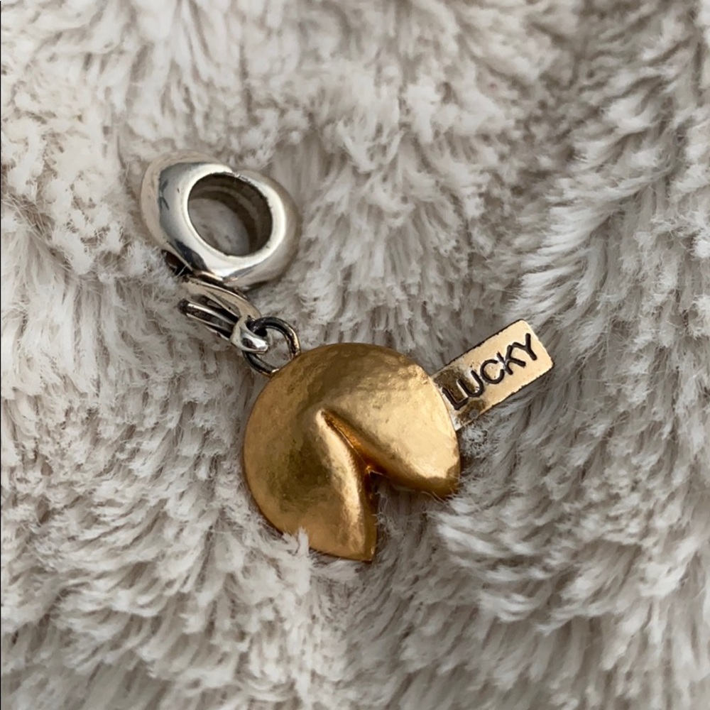 NWOT Brighton gold fortune cookie charm